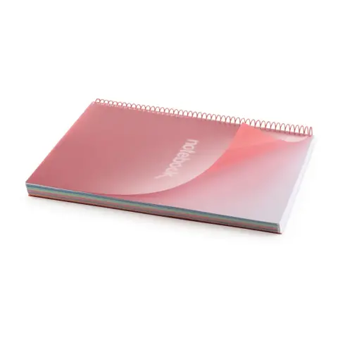 Notebook Emotions Souple A5 Quadrillé 5 x 5 mm 120 feuilles 5 couleurs Rouge - Miquel Rius photo du produit