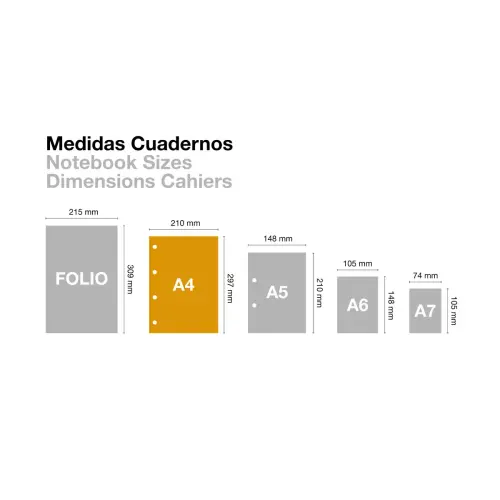 Notebook Emotions Souple A4 Ligné 7mm 120feuil.  5coul. Lime photo du produit