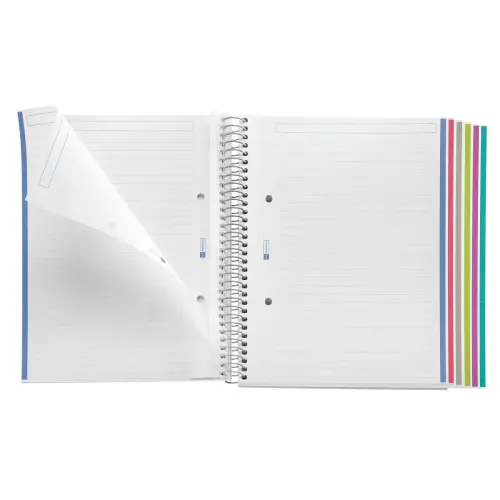 Notebook The Original Souple A5 Lign&eacute; 7mm 200feuil. 8coul. Kaki photo du produit