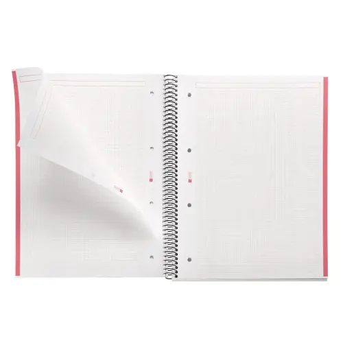 Notebook The Original Souple A4 Quadrillé 5 x 5 mm 80 feuilles Rouge - Miquel Rius photo du produit
