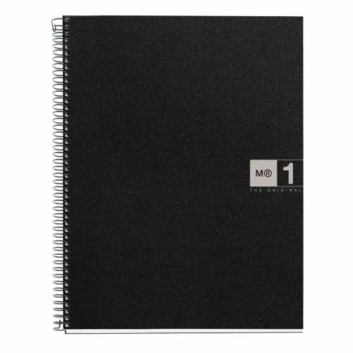 Notebook The Original Souple A4 Quadrill&eacute; 5 x 5 mm 80 feuilles Gris - Miquel Rius photo du produit