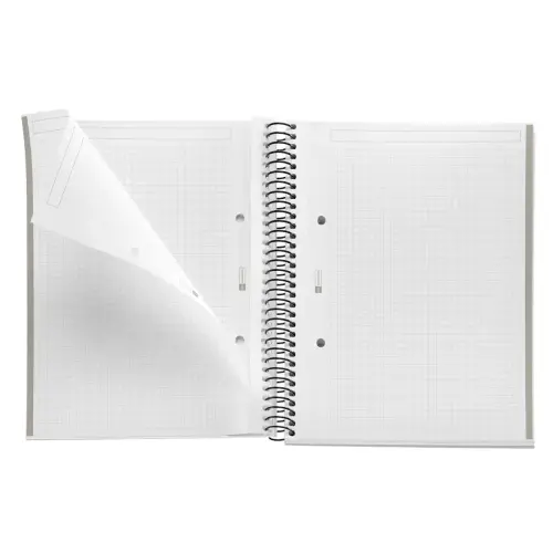 Notebook The Original Souple A5 Quadrillé 5 x 5 mm 80 feuilles Gris - Miquel Rius photo du produit