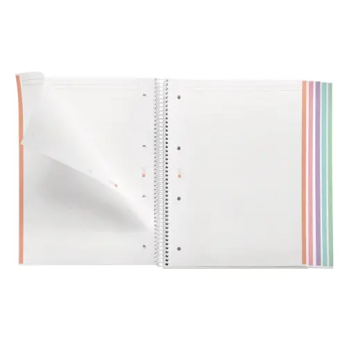 Notebook Emotions Rigide A4 Ligné 7 mm 120 feuilles 5 couleurs Menthe - Miquel Rius photo du produit