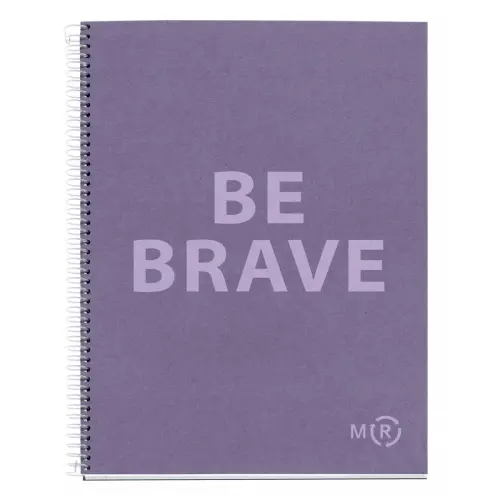Notebook Be Eco Recycl&eacute; A4 Quadri. 5x5mm 80feuil. Am&eacute;thyste photo du produit