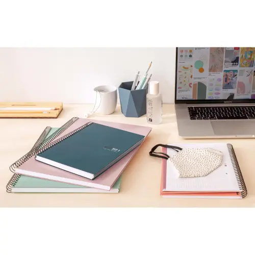 Notebook The Original Rigide A4 Quadrillé 5 x 5 mm 80 feuilles Sable - Miquel Rius photo du produit