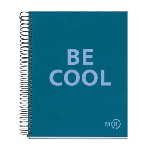 Notebook Be Eco Recyclé A5 Quadri. 5x5mm 80feuil. Saphir photo du produit