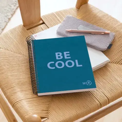 Notebook Be Eco Recyclé A5 Quadri. 5x5mm 80feuil. Saphir photo du produit