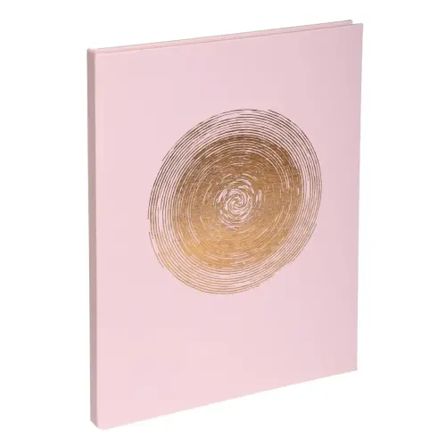 Livre d'or 100p or 27x22cm Ellipse Rose photo du produit