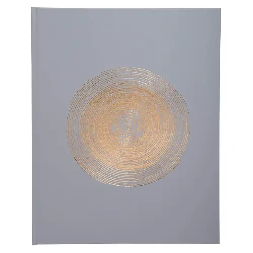 Livre d'or 100p or 27x22cm Ellipse gris photo du produit