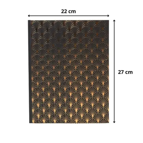 Livre d'or 100p 27x22cm Neo Deco Noir photo du produit