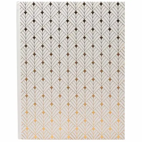 Livre d'or 100p 27x22cm Neo Deco blanc photo du produit