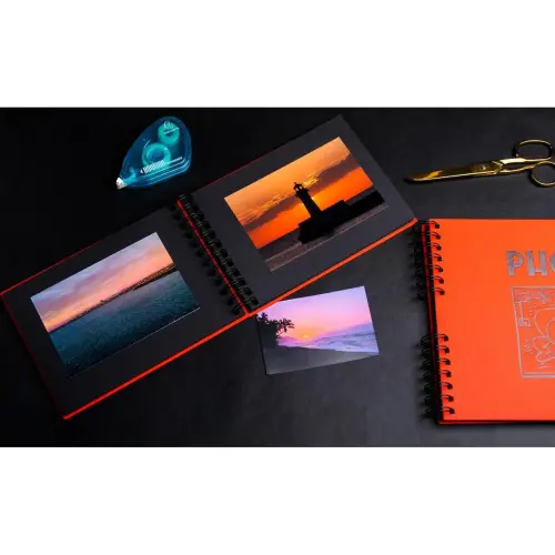 Alb spirale 50p no. 23x16 Musicart rouge photo du produit