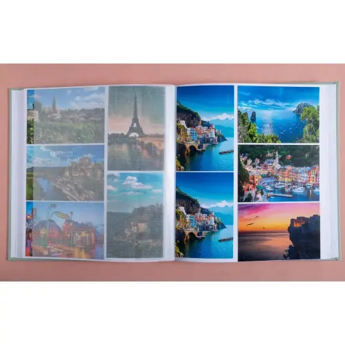 Alb livre 60p blanc 29x32cm Ellipse Vert photo du produit