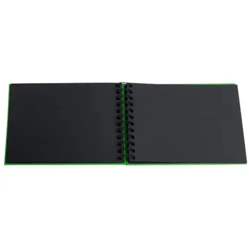Alb spirale 50p noir 23x16 Musicart vert photo du produit