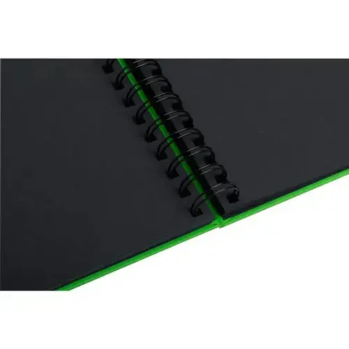 Alb spirale 50p noir 23x16 Musicart vert photo du produit