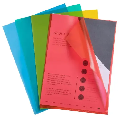 Sachet100 poch.Coin A4 PP graine ECO ass photo du produit