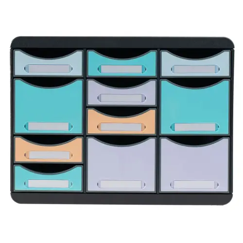 Store Box Multi Aquarel - Couleurs assorties - Exacompta photo du produit