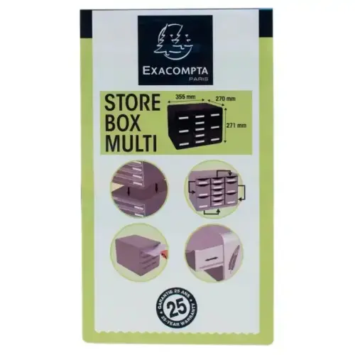 Store Box Multi Office Gris Lumiere photo du produit
