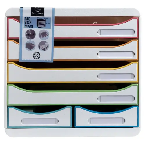 Big Box Maxi Black Office Blanc/Arlequin photo du produit