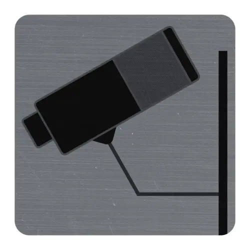 Plaque adhesive Surveillance camera photo du produit