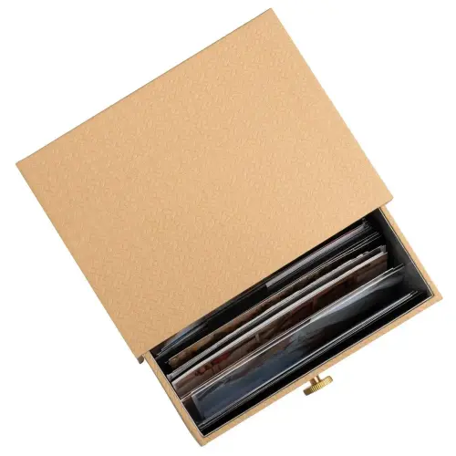 Boite photos OfficeByMe beige photo du produit