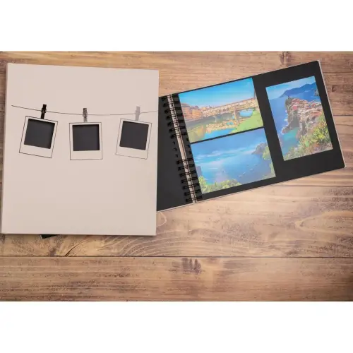 Alb spirale 50p no 32x22 Instants rose photo du produit