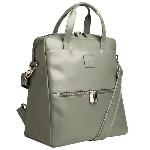 Sac a dos ordi. Exactive Cuir gris etain photo du produit