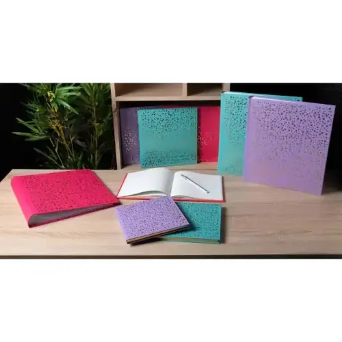 Livre d'or 140p or 21x19cm Plum' Violet photo du produit