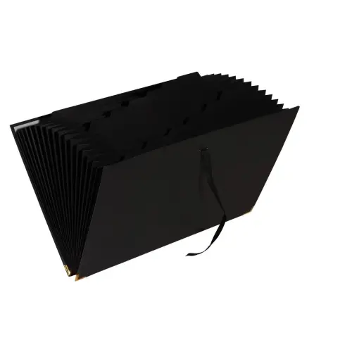 Trieur extensible 18 com OfficeByMe Noir photo du produit