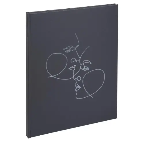 Livre d'or 100p argent 27x22cm Art noir photo du produit