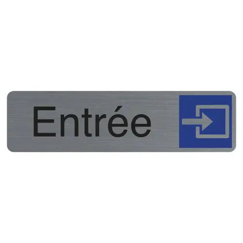 Plaque adhésive « Entrée » FR - Exacompta photo du produit