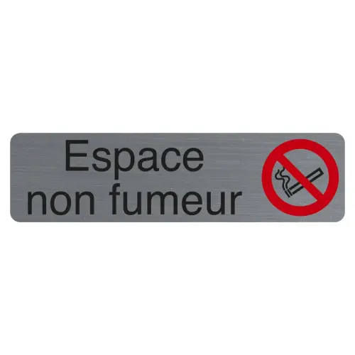 Plaque adh&eacute;sive &laquo; Espace non fumeurs &raquo; FR - Exacompta photo du produit