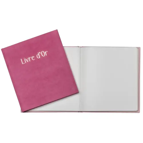Livre d'or 140p 21x19 Skandi vieux rose photo du produit