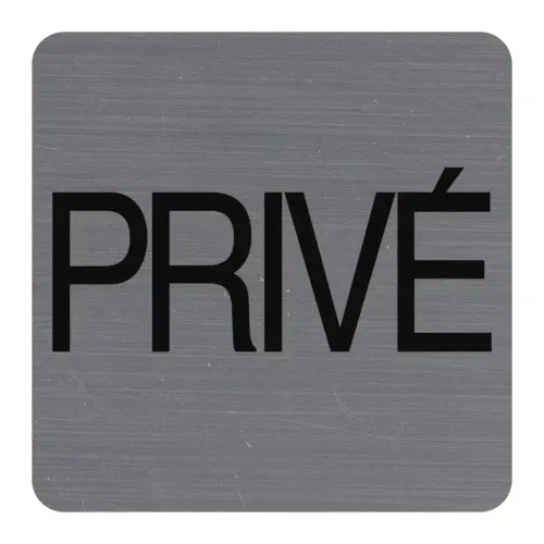 Plaque adhésive « Privé » FR - Exacompta photo du produit