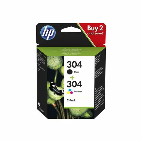 HP 304 Ink Cartridge Combo 2-Pack photo du produit