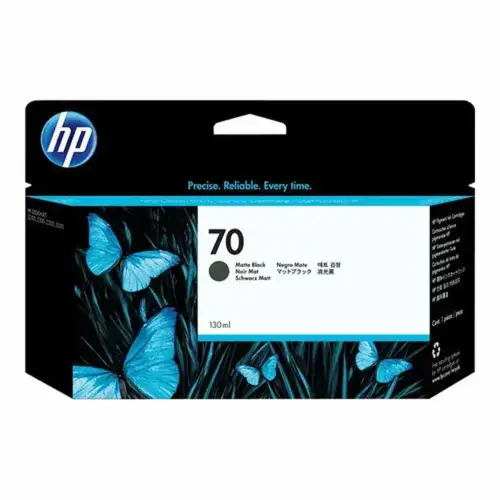 HP C9448A No70 Noire mate 130 ml photo du produit