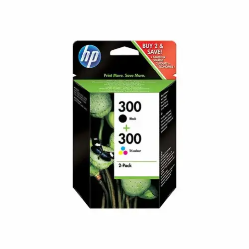 HP 300 Black/Tri- Color Ink Combo 2-Pack photo du produit