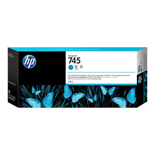 HP 745 300-ml Cyan Ink Cartridge photo du produit