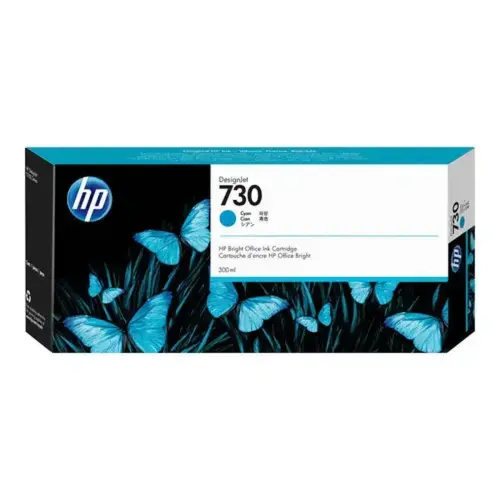 HP 730 300ml Cyan Ink Cartridge photo du produit