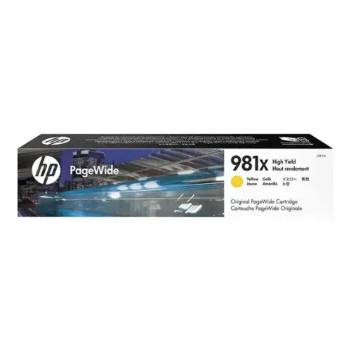 HP 981X cartou PageWide Jaune grande cap photo du produit