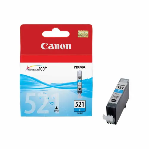 Canon 2934B009 CLI-521 C Cart.Cyan Blist photo du produit