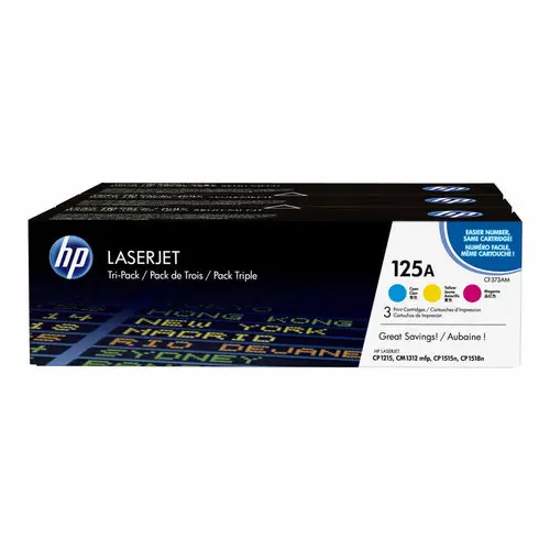 HP CF373AM CYM Tri-Pack LJ Toner 125A photo du produit