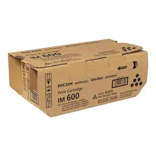 Ricoh 418478 Toner BK 25K IM 600 photo du produit