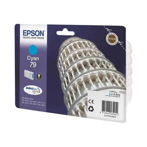 EPSON C13T79124010 Ink Jet Cyan 800 p photo du produit
