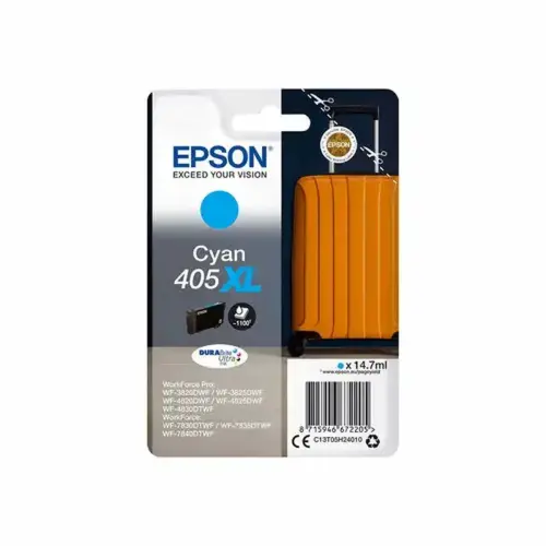 Cartouche d'encre C13T05H24020 Valise XL - Cyan - sous blister - Epson photo du produit