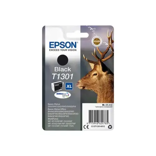 Cartouche d'encre C13T13014022 Cerf XL - Noir - sous blister - Epson photo du produit