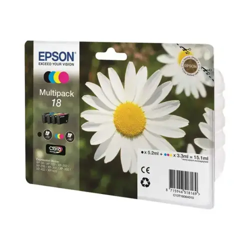 Epson C13T18064012 Paquerette X4 Blister photo du produit