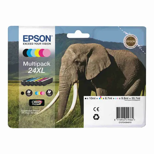 Epson C13T24284021 Pack 6CL Blister photo du produit