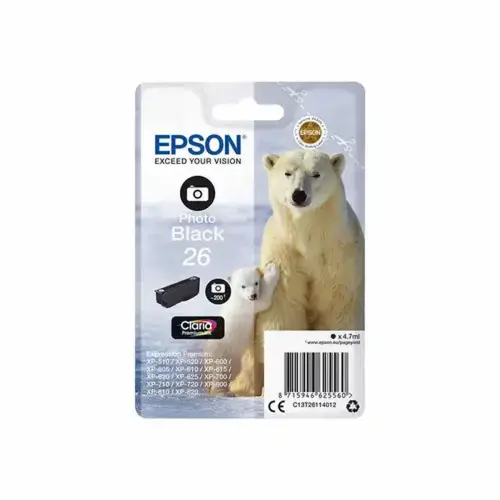 Epson C13T26114012 OURS POLAIRE BK Ph Bl photo du produit