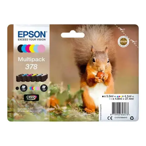 Epson C13T37884010 Pack x 6 Ecureuil photo du produit